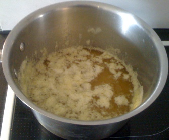 Clarified butter_Step two of easy recipe